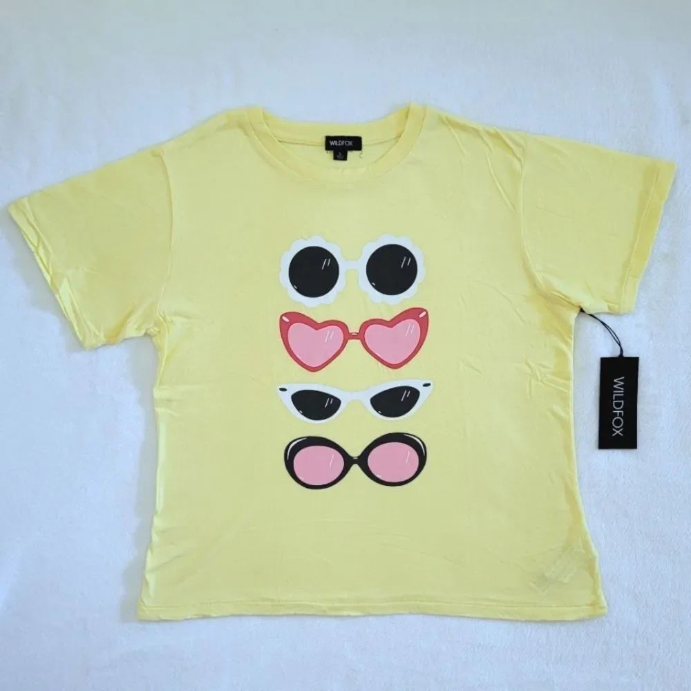 Wildfox🦊 "Sunnies😎 Keke" Graphic Tee👕 - NWT